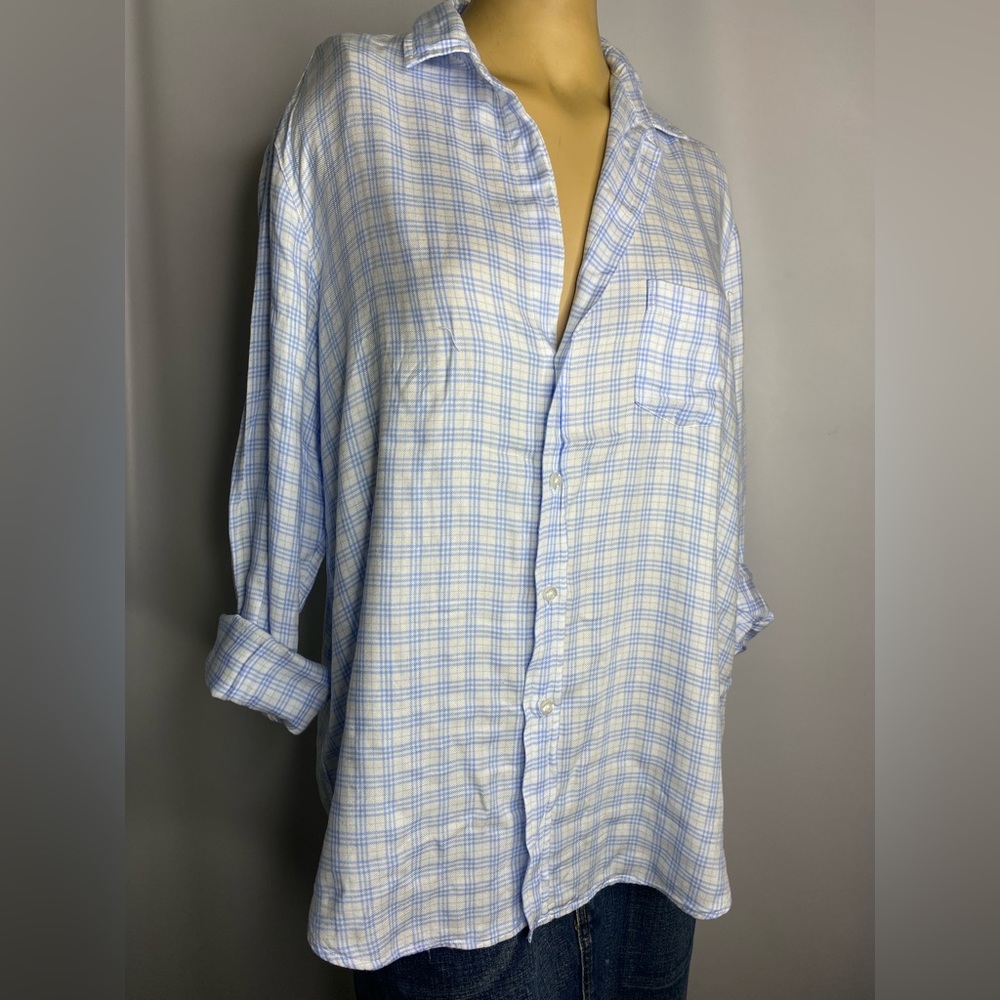Frank Eileen size S NWOT plaid button downs womens shirts